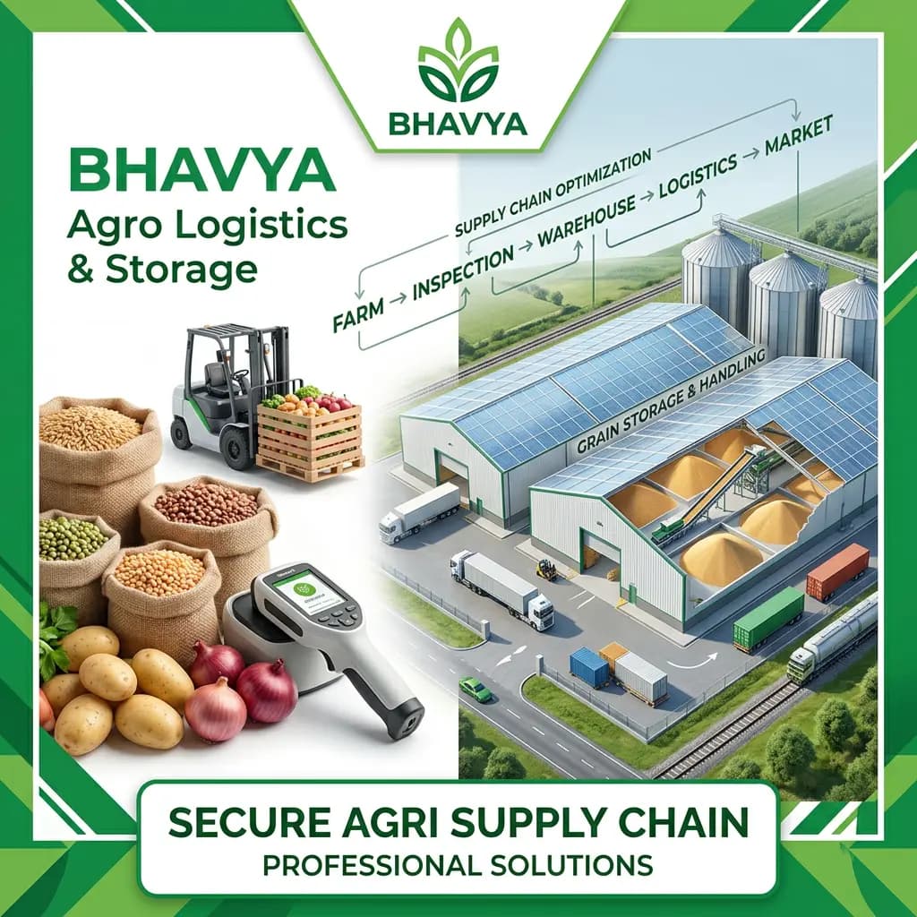 Bhavya Warehousing website screenshot