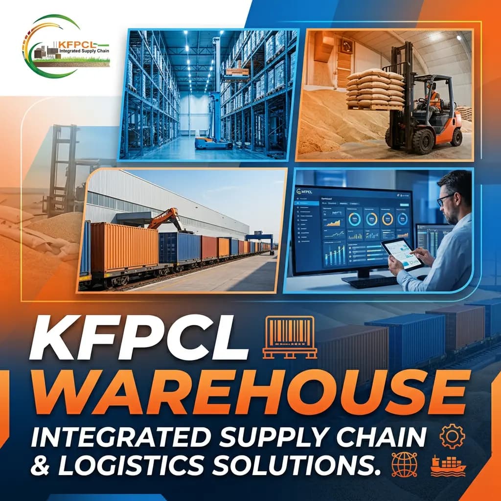 KFPCL Warehouse website screenshot