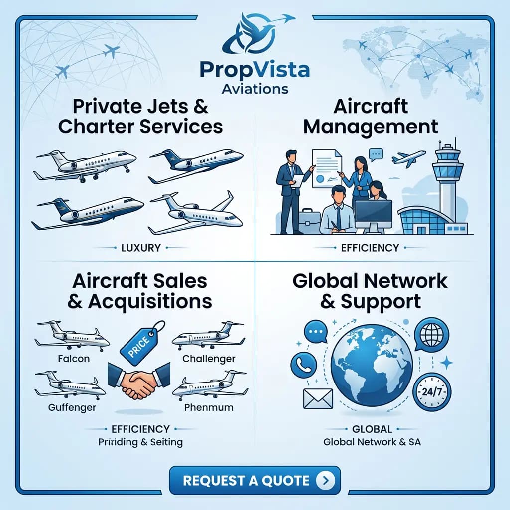 PropVista Aviation website screenshot