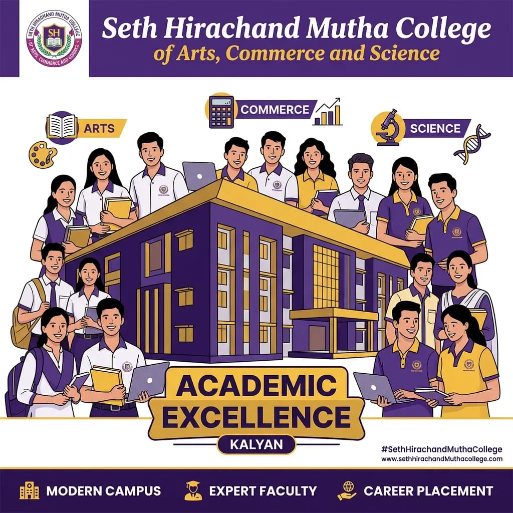 Seth Hirachand Mutha College website screenshot